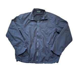 ORVIS Men's Classic Jacket, LG, Navy Blue zip up, Lightweight Windbreaker